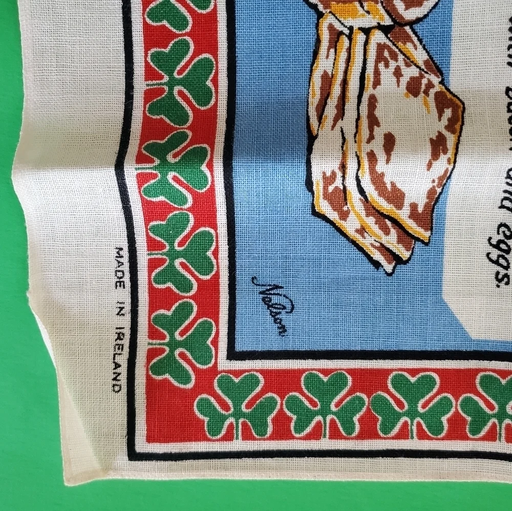 Irish Linen Recipe Towel